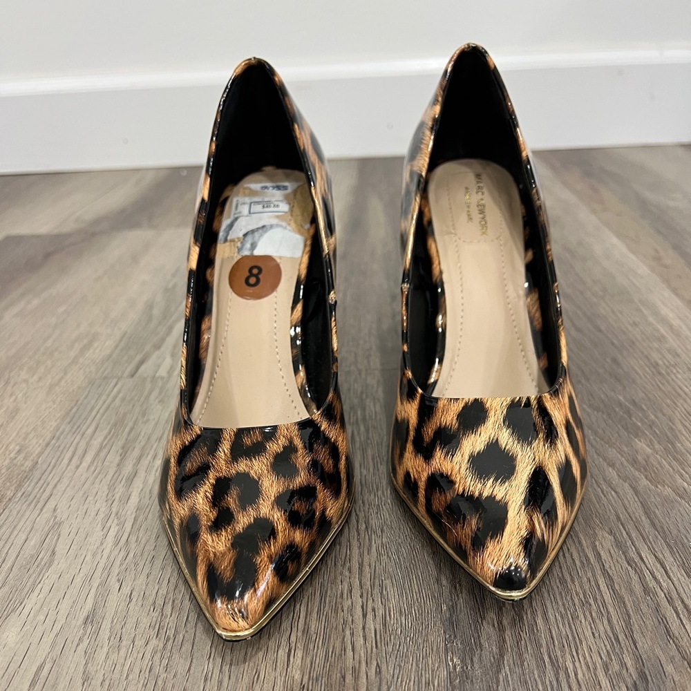 Marc New York Animal Print Heels
